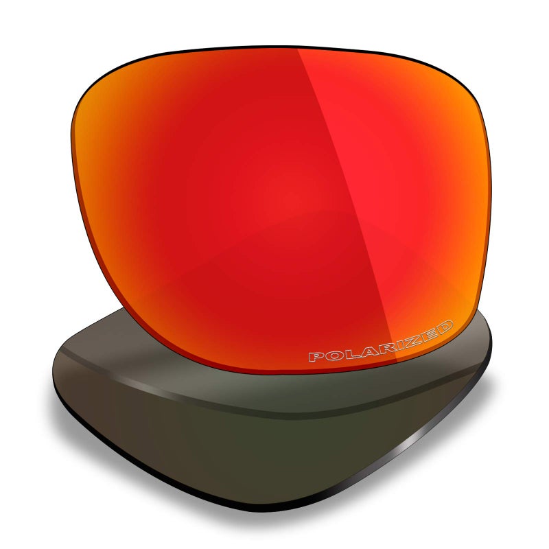 Mryok+ Polarized Replacement Lenses for Oakley Holbrook OO9102 - Fire Red - Image 1